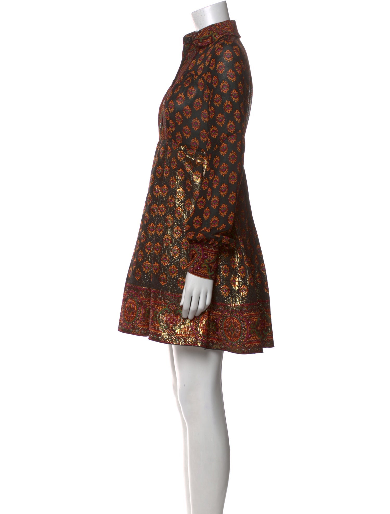 Anna Sui Silk Knee-Length Dress