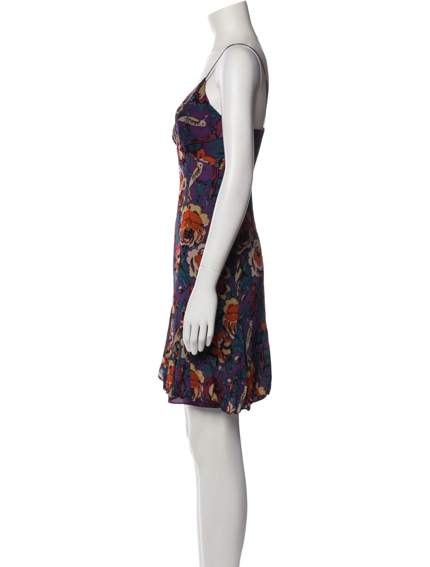 Anna Sui Printed Mini Dress
