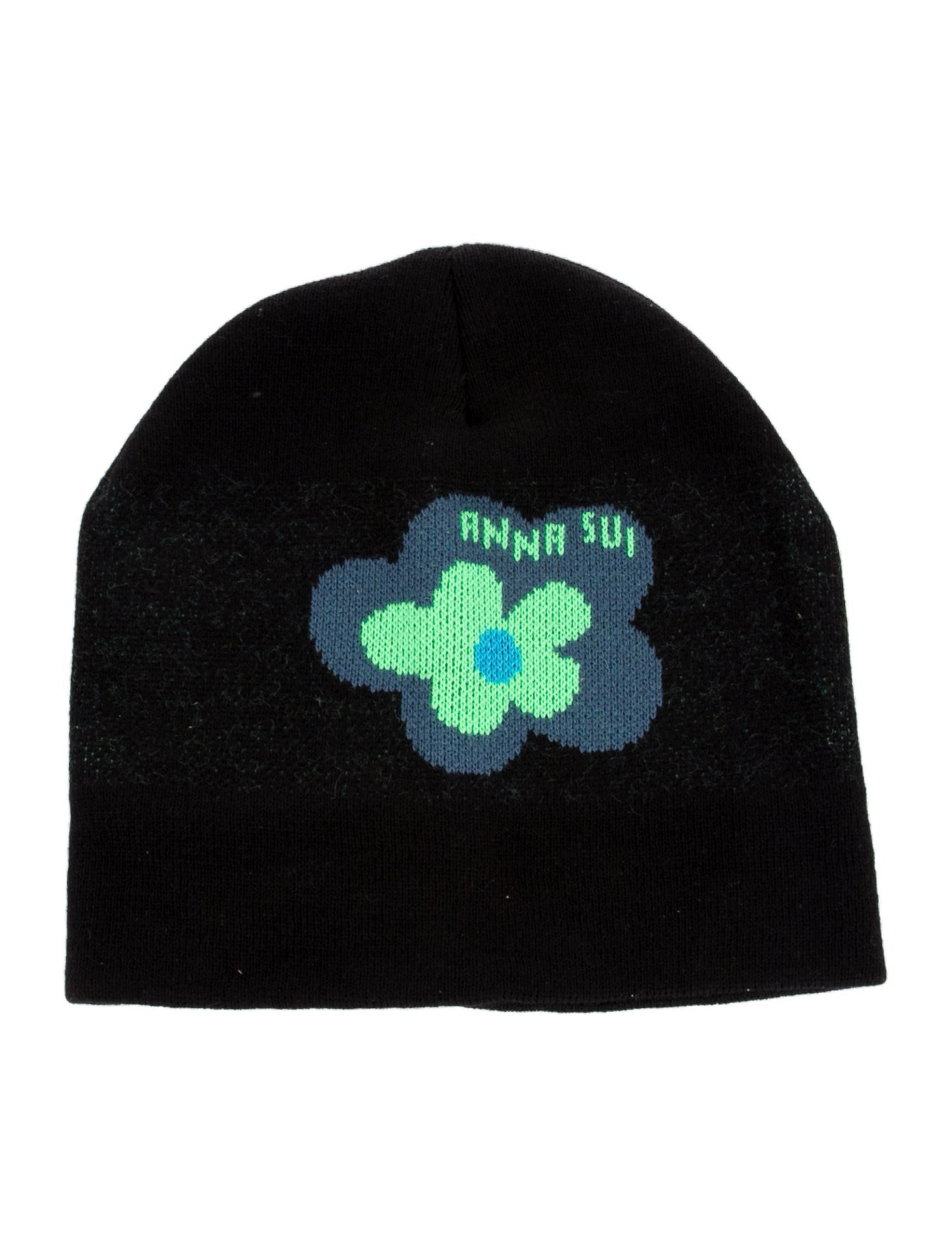 Anna Sui Floral Print Beanie