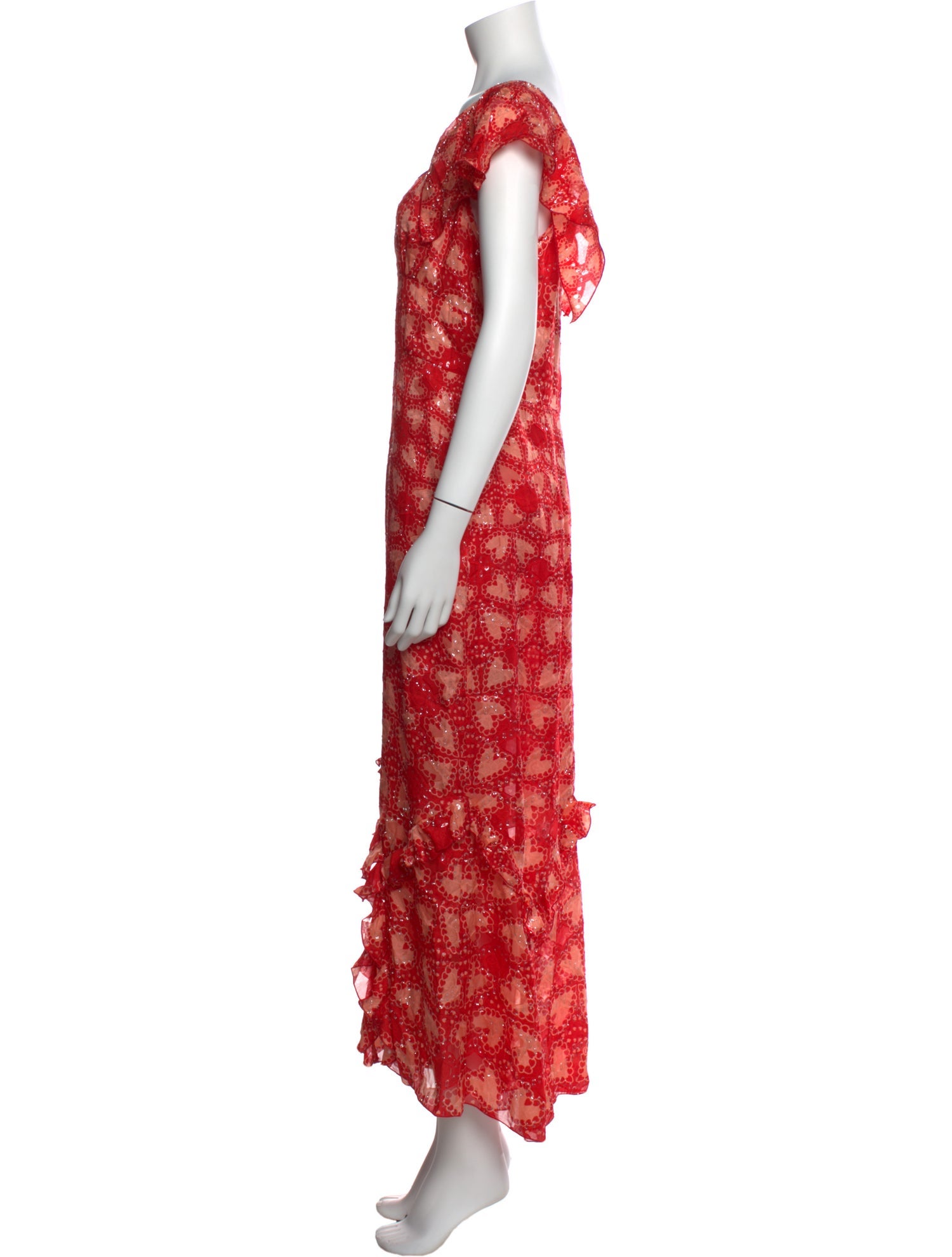 Anna Sui Silk Long Dress