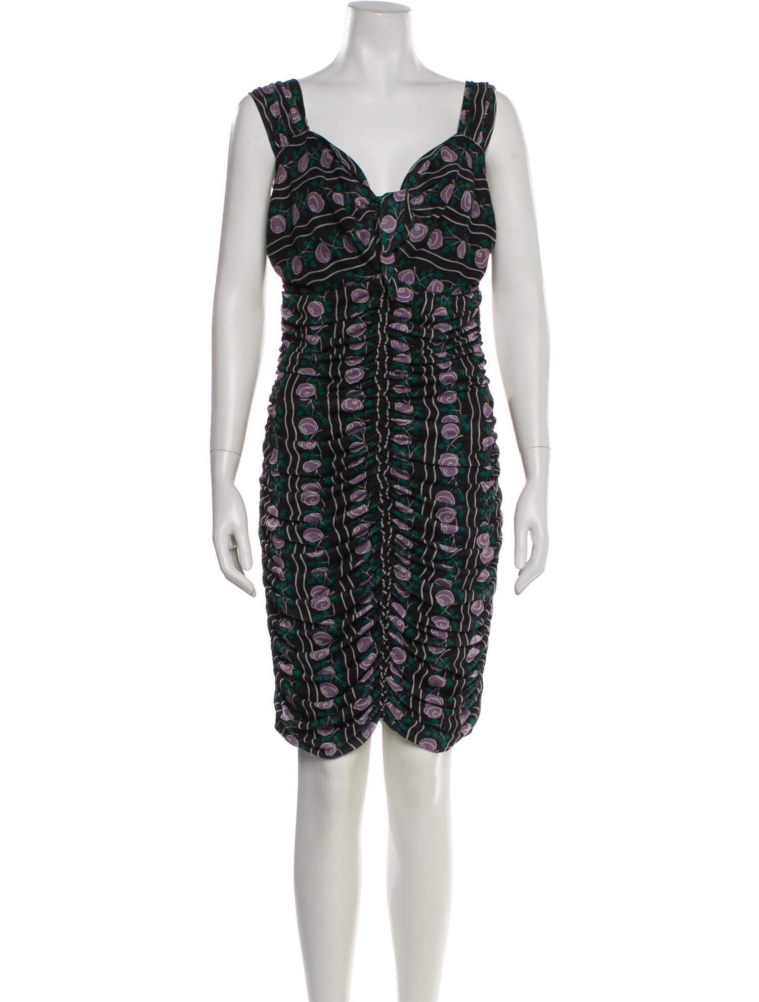 Anna Sui Printed Mini Dress