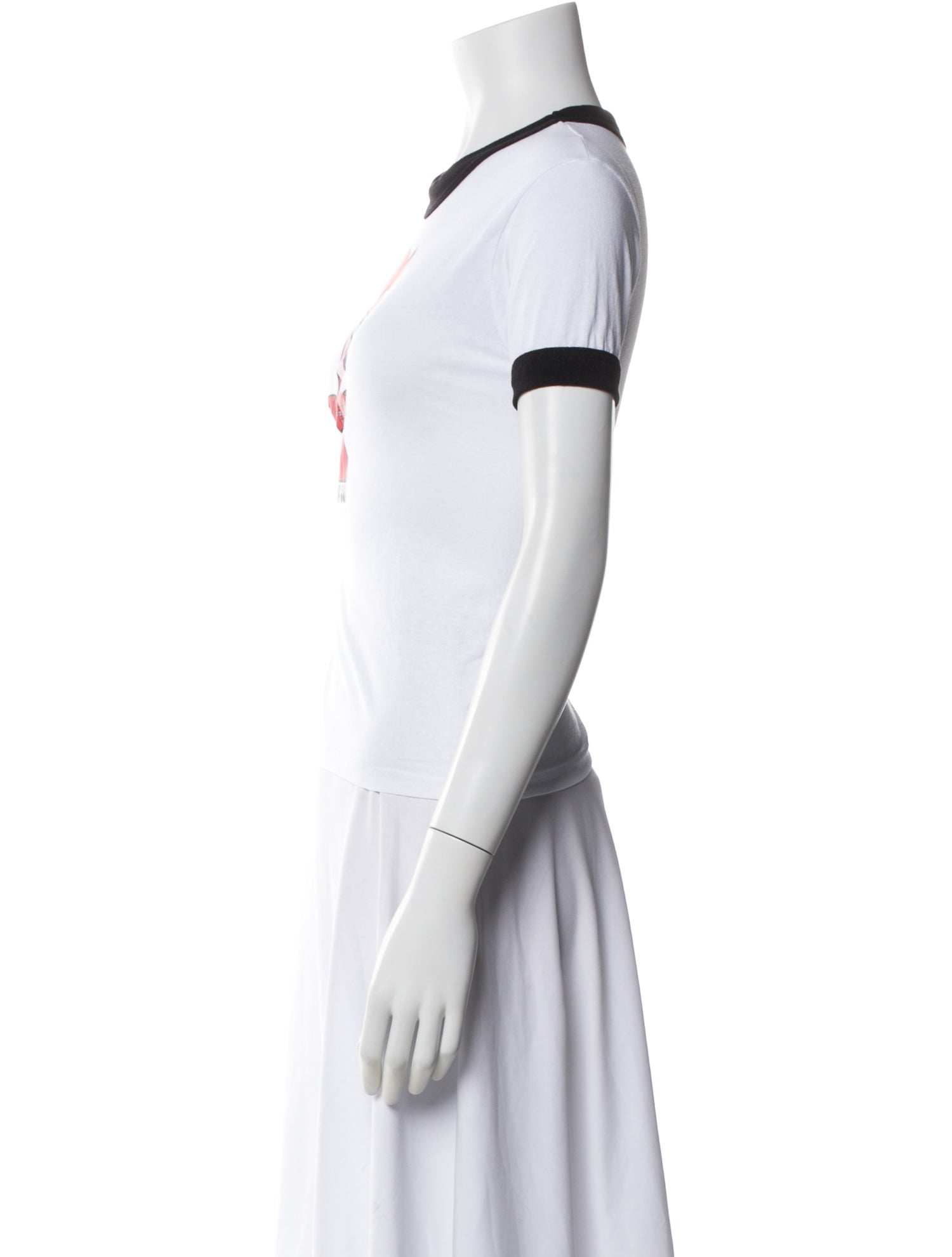 Anna Sui Graphic Print Crew Neck T-Shirt