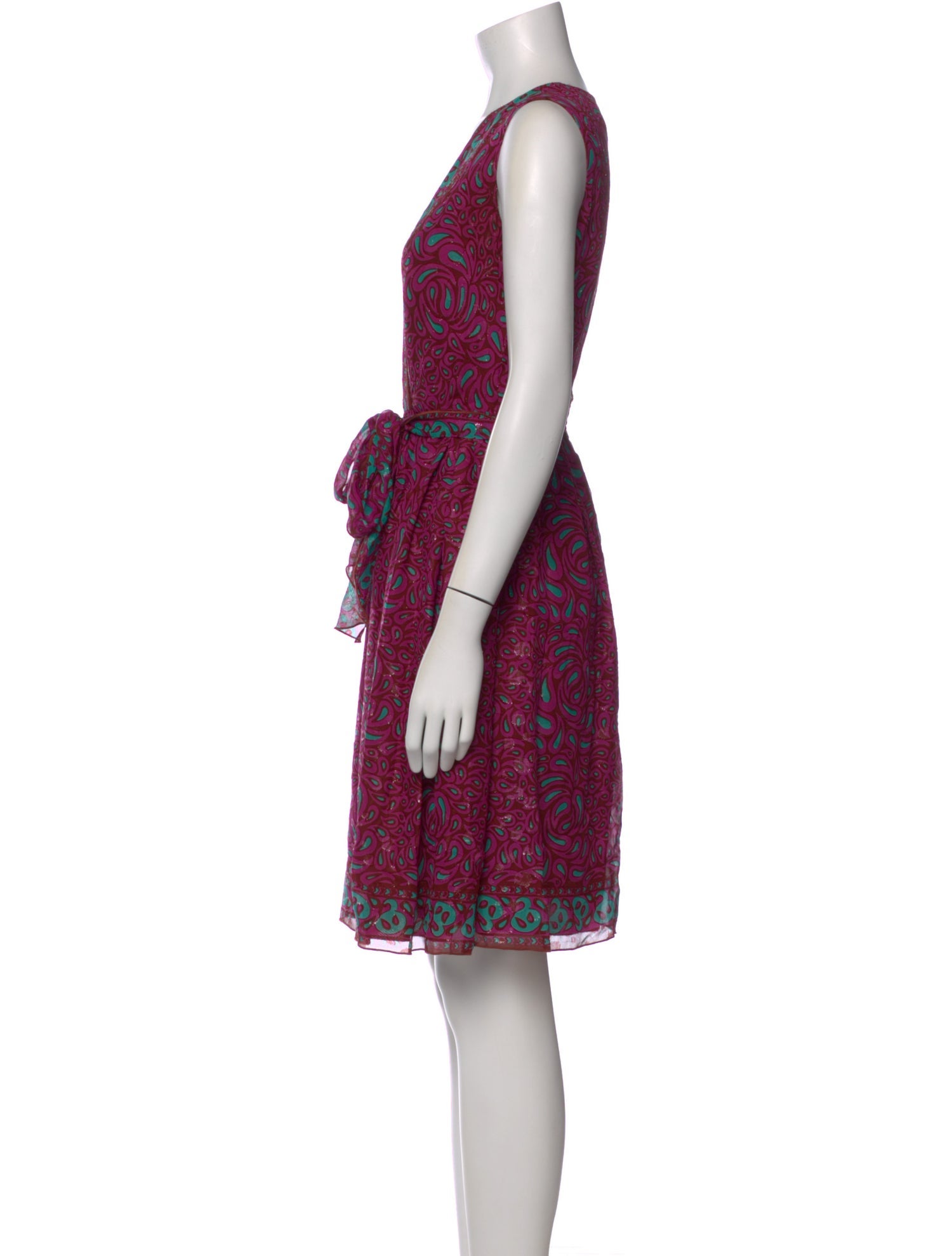 Anna Sui Silk Knee-Length Dress
