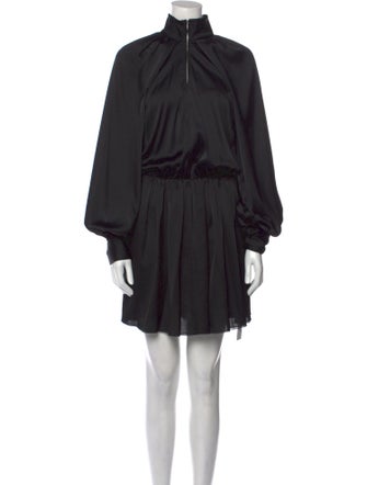 Anaïs Jourden Turtleneck Mini Dress