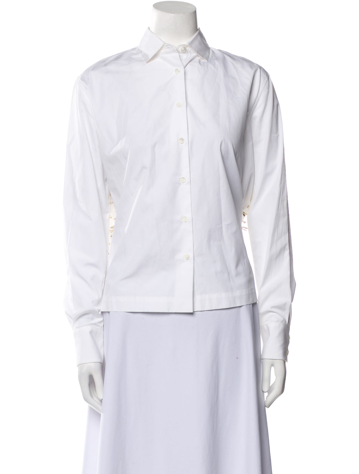 Anaïs Jourden Long Sleeve Button-Up Top