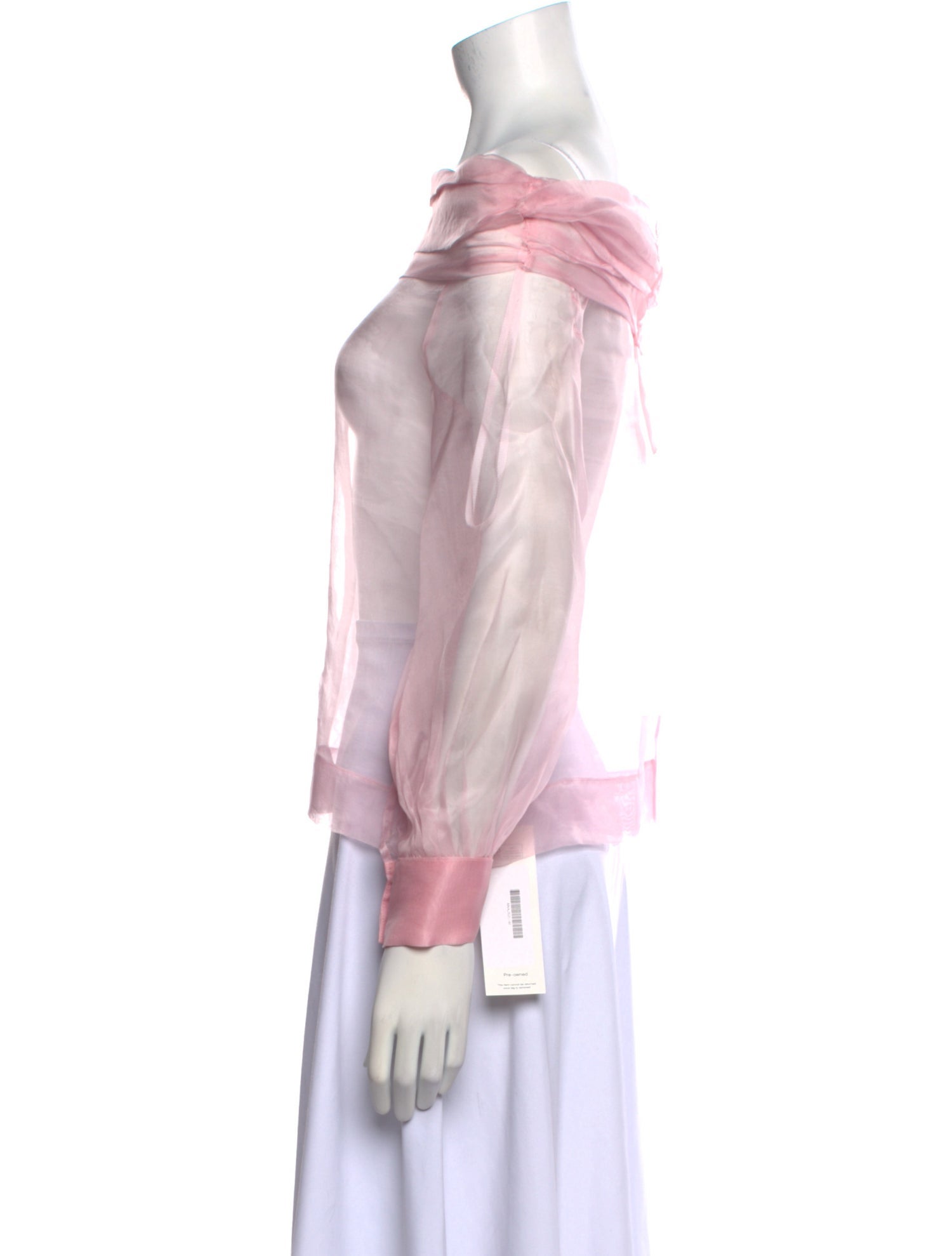 Anaïs Jourden Silk Graphic Print Top