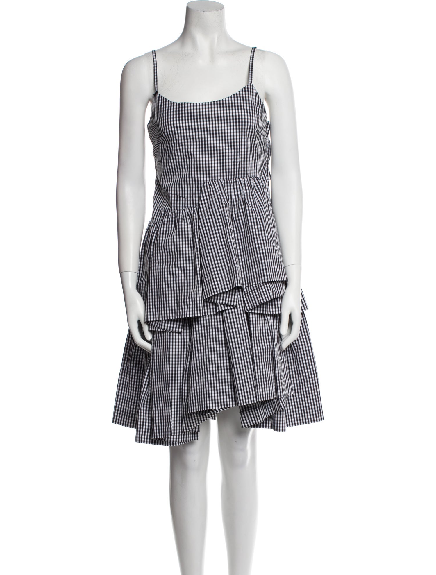 Anaïs Jourden Plaid Print Knee-Length Dress w/ Tags