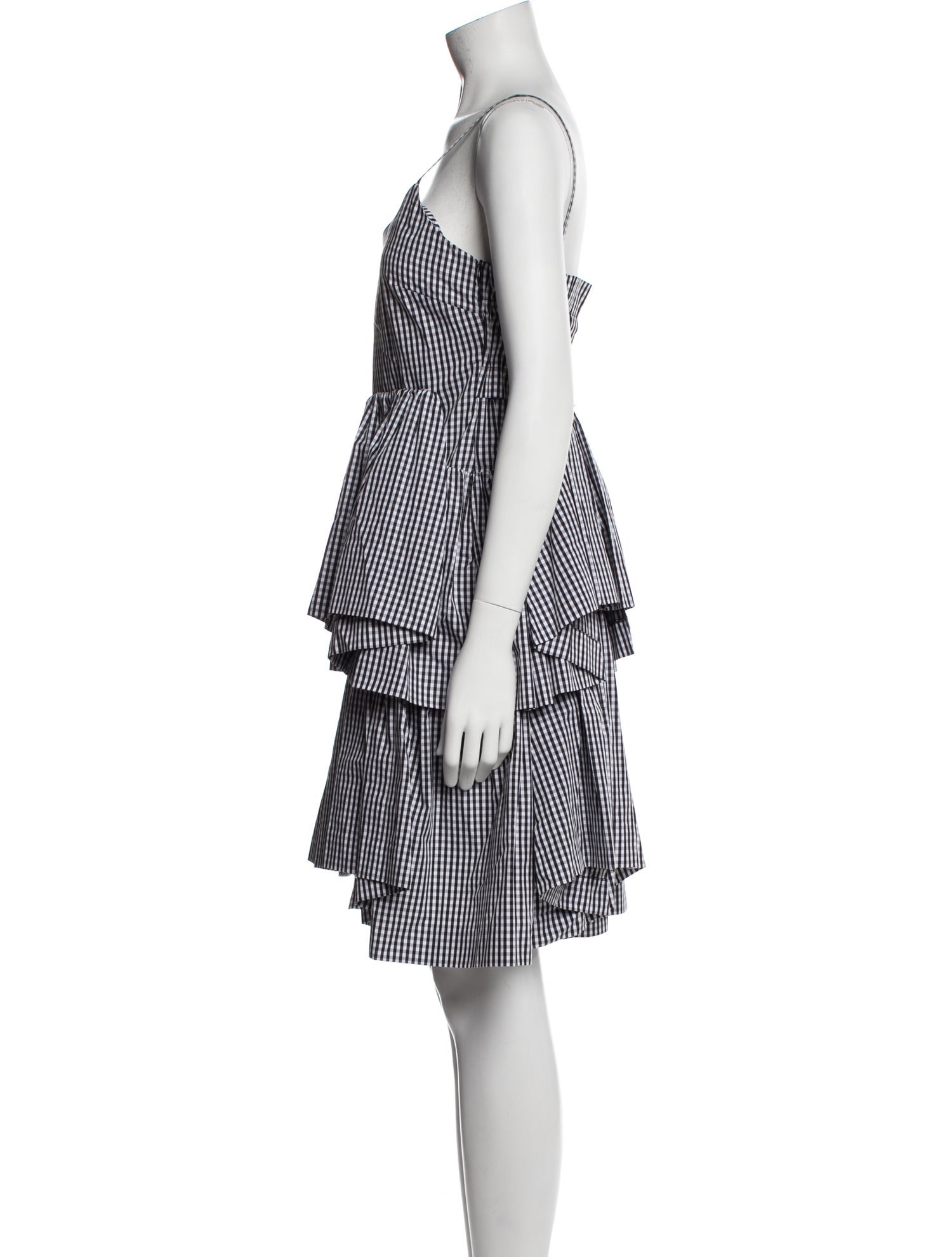 Anaïs Jourden Plaid Print Knee-Length Dress w/ Tags