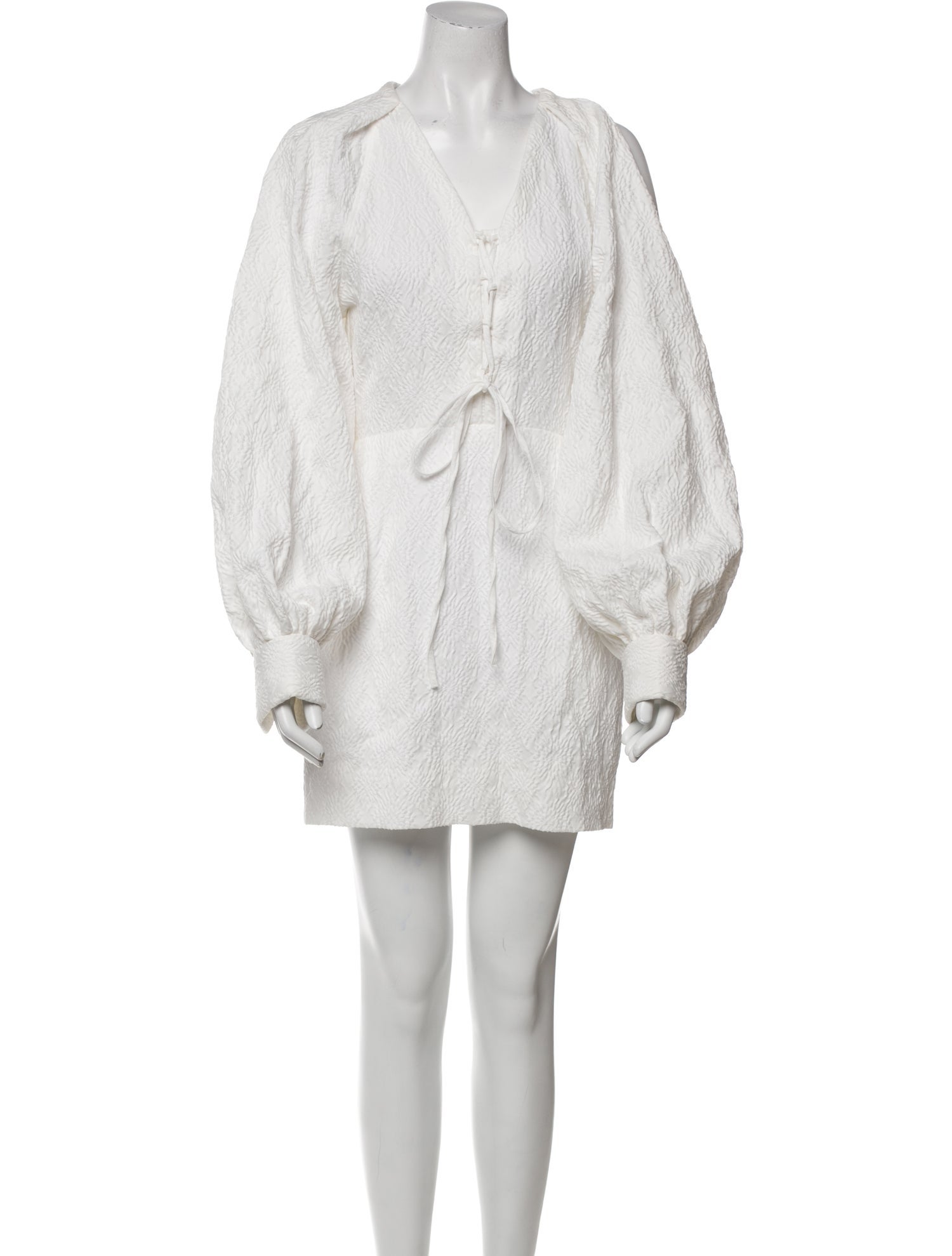 Anaïs Jourden V-Neck Mini Dress