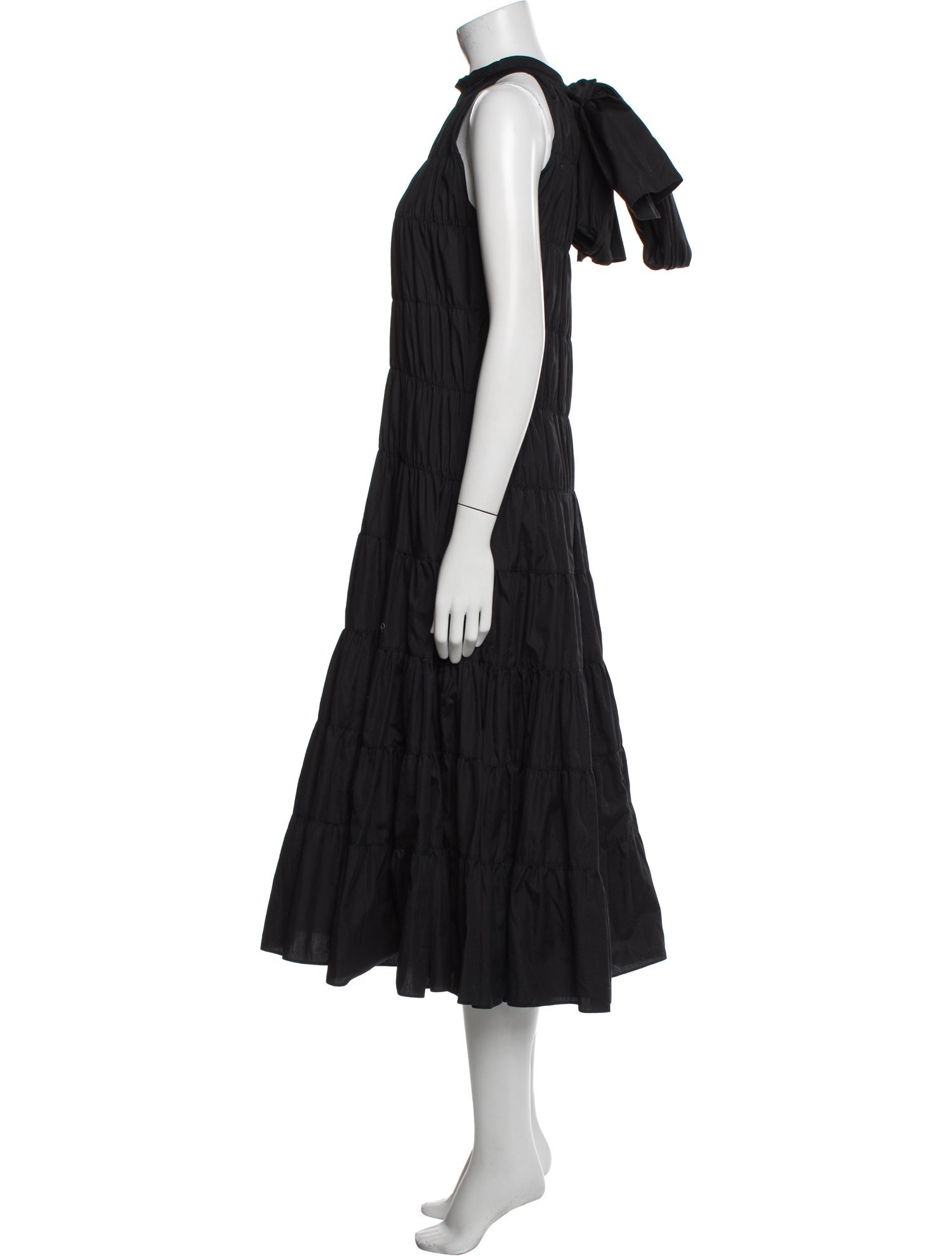 Anaïs Jourden Halterneck Midi Length Dress