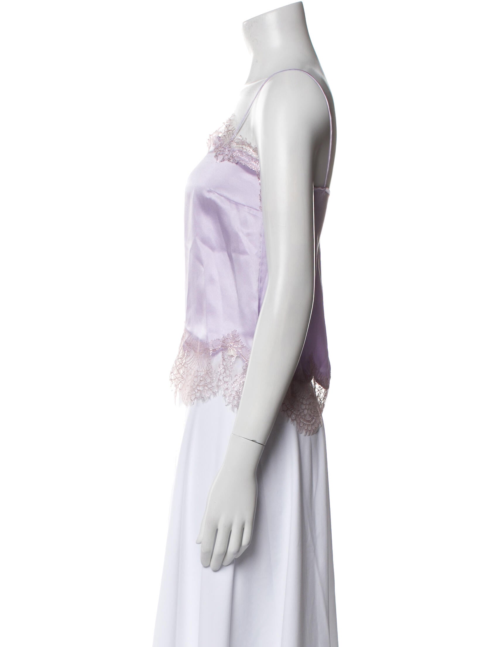 Anaïs Jourden Square Neckline Sleeveless Crop Top