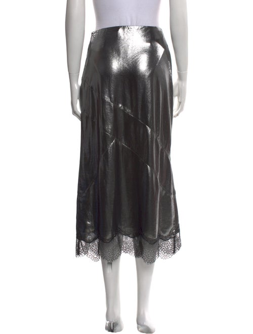 Anaïs Jourden Lace Trim Embellishment Midi Length Skirt