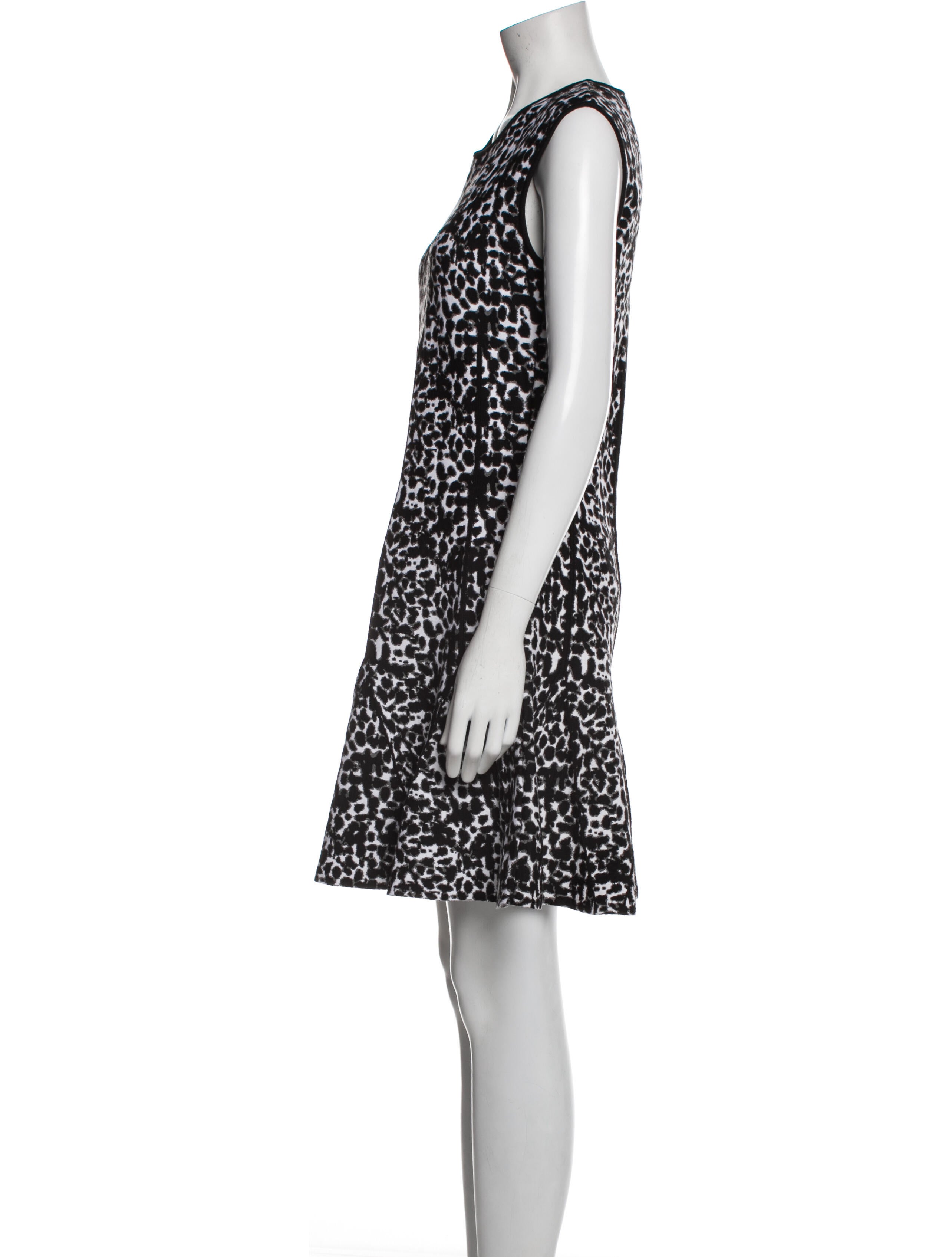 Antonio Berardi Animal Print Mini Dress