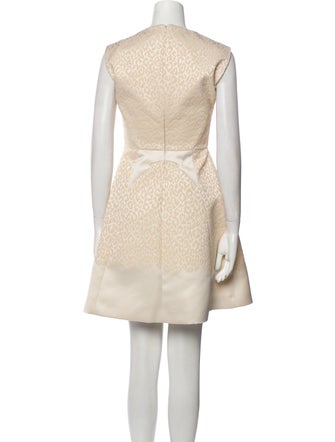 Antonio Berardi Lace Pattern Mini Dress