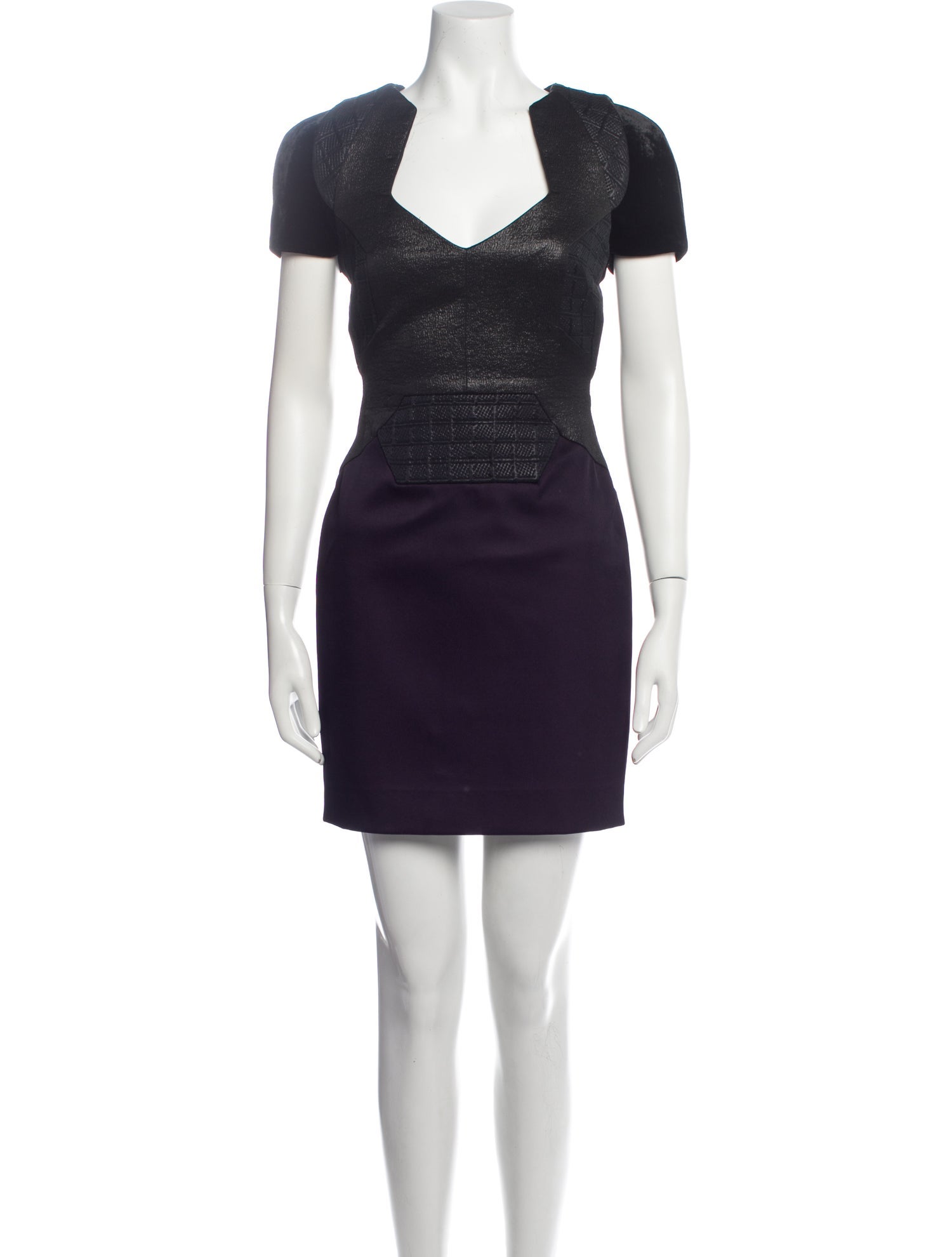 Antonio Berardi V-Neck Mini Dress