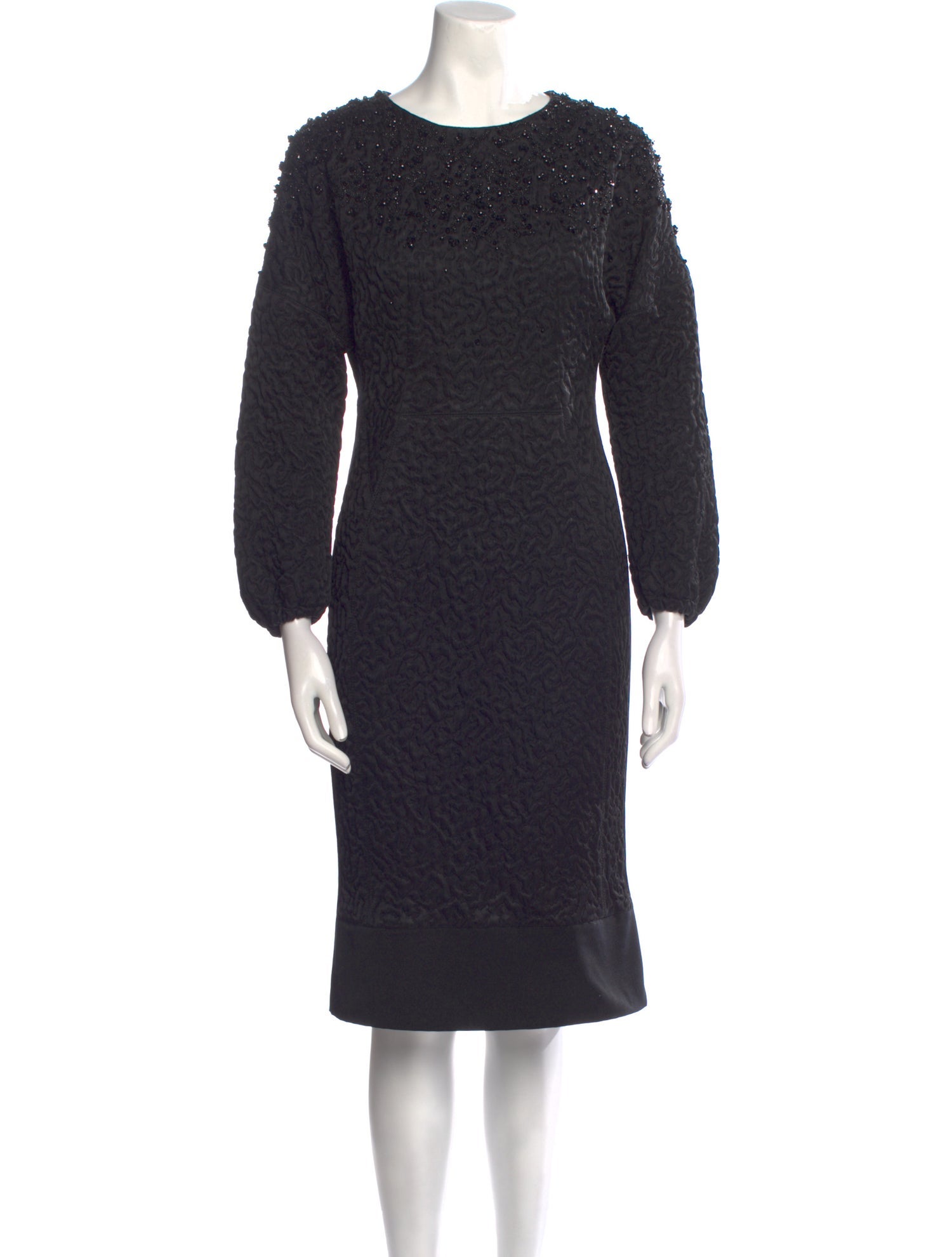 Antonio Berardi Crew Neck Midi Length Dress