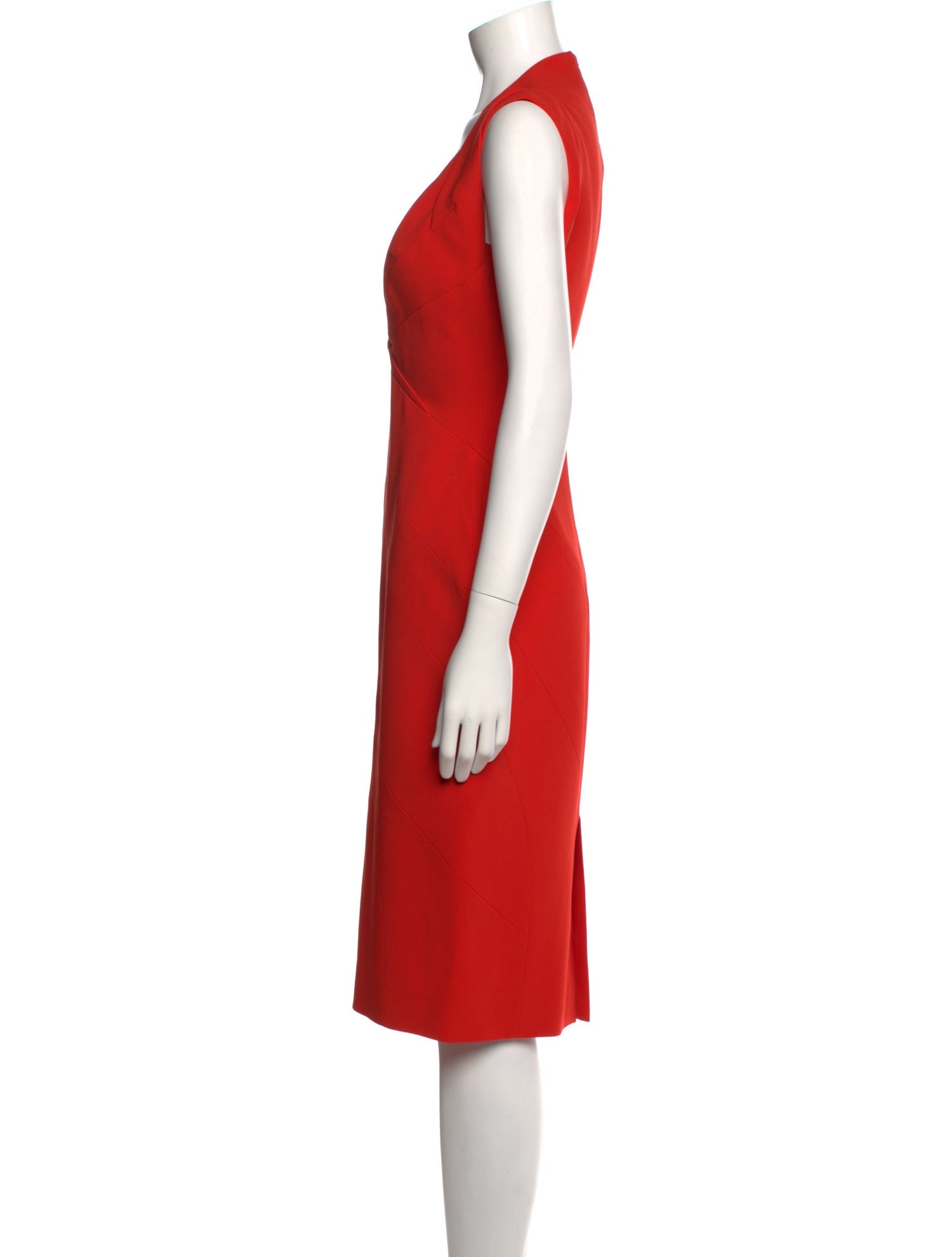 Antonio Berardi V-Neck Midi Length Dress