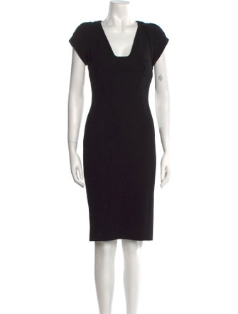 Antonio Berardi Wool Knee-Length Dress