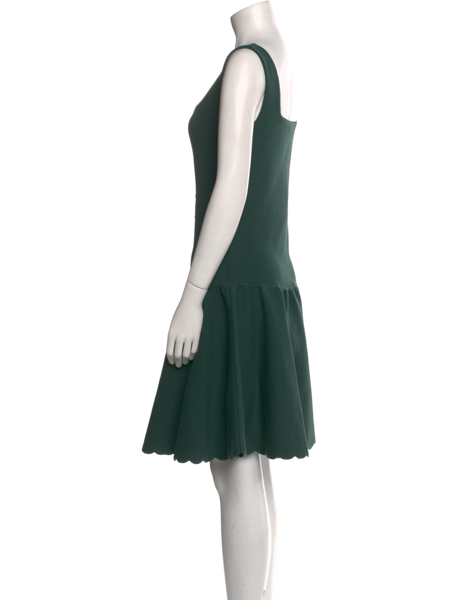 Antonio Berardi V-Neck Knee-Length Dress