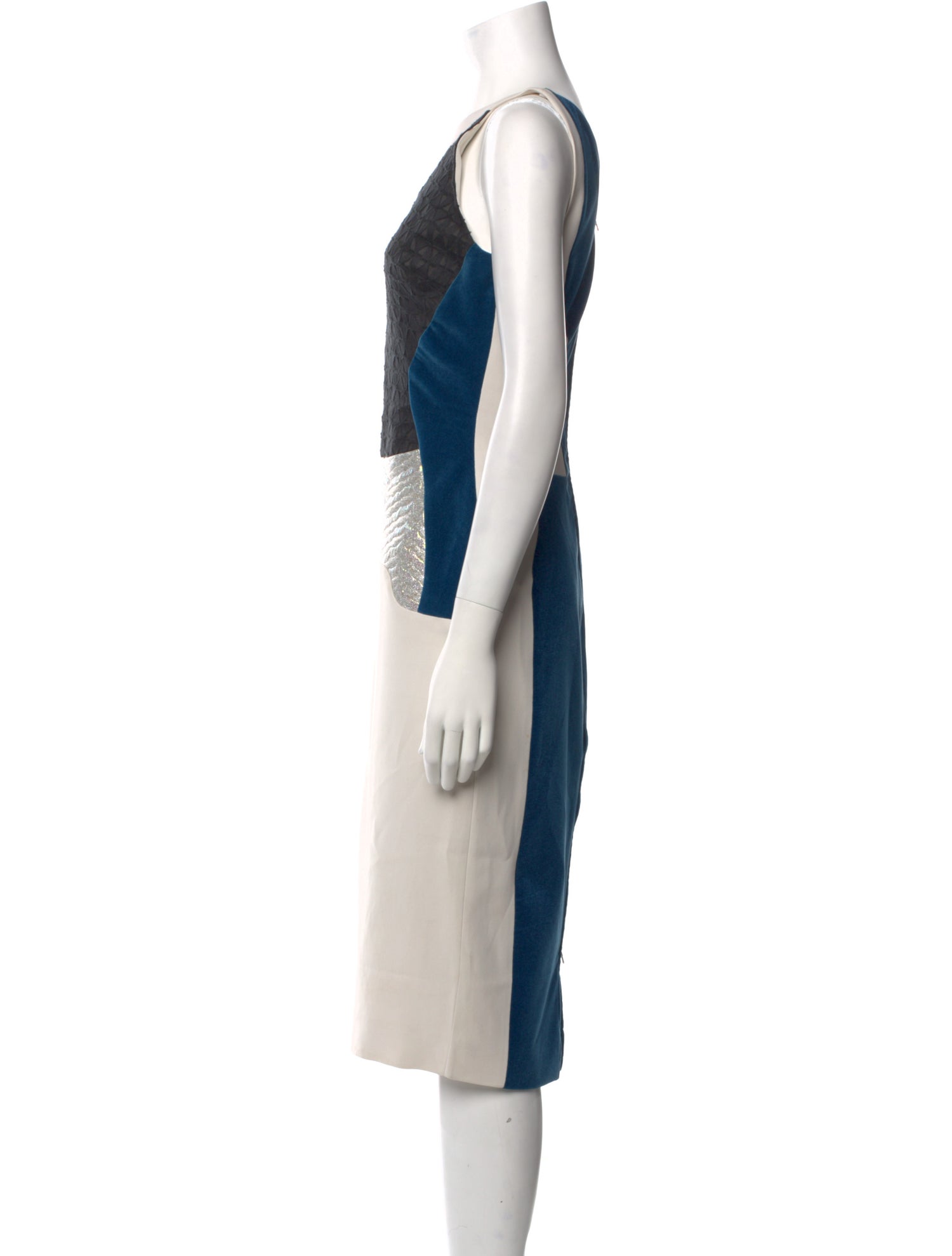 Antonio Berardi V-Neck Midi Length Dress