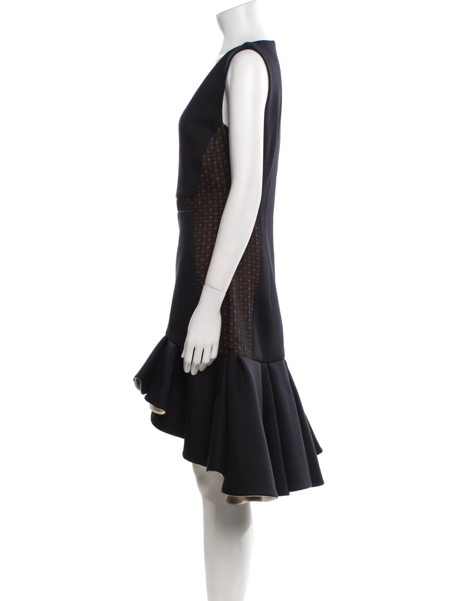 Antonio Berardi V-Neck Midi Length Dress