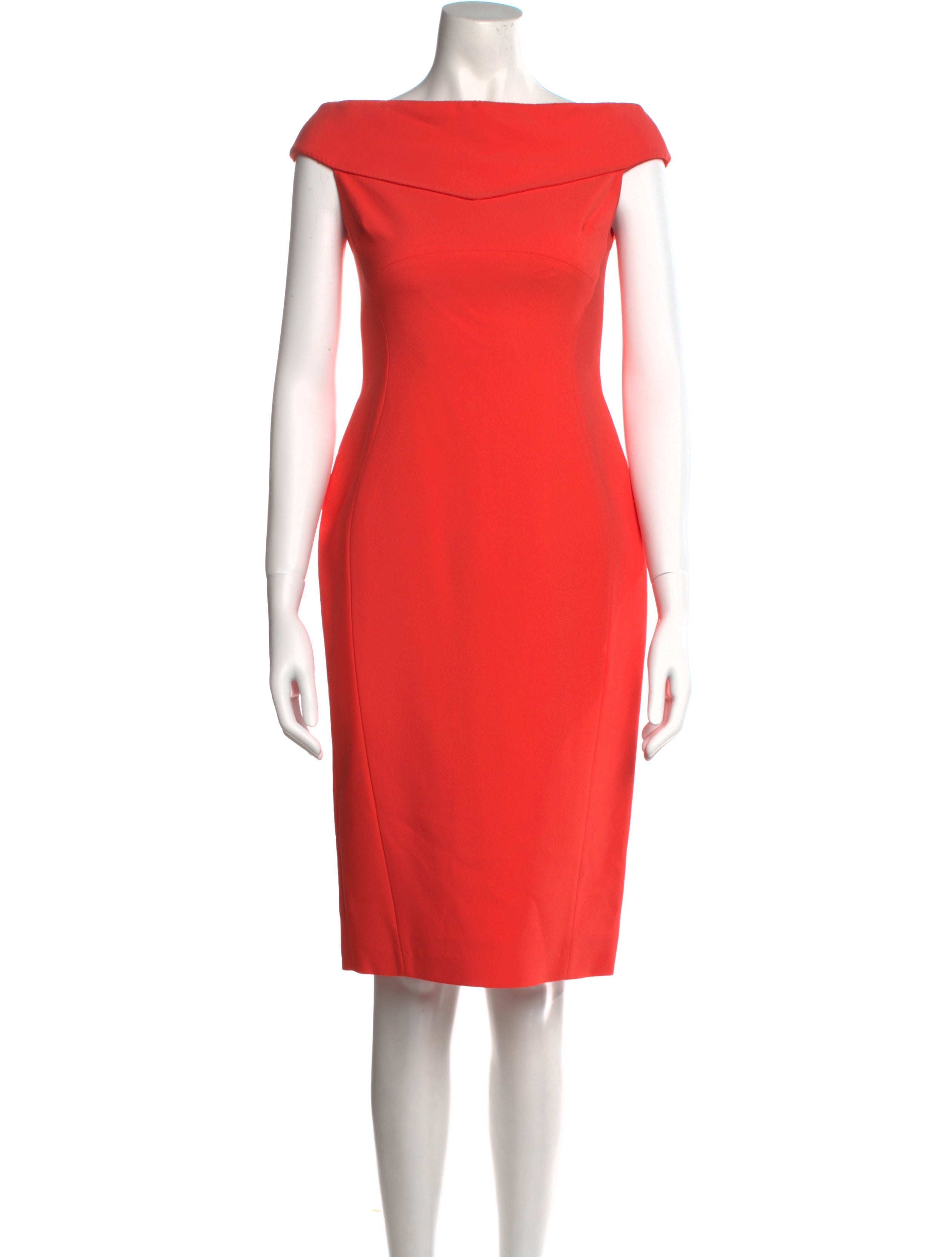 Antonio Berardi Bateau Neckline Knee-Length Dress