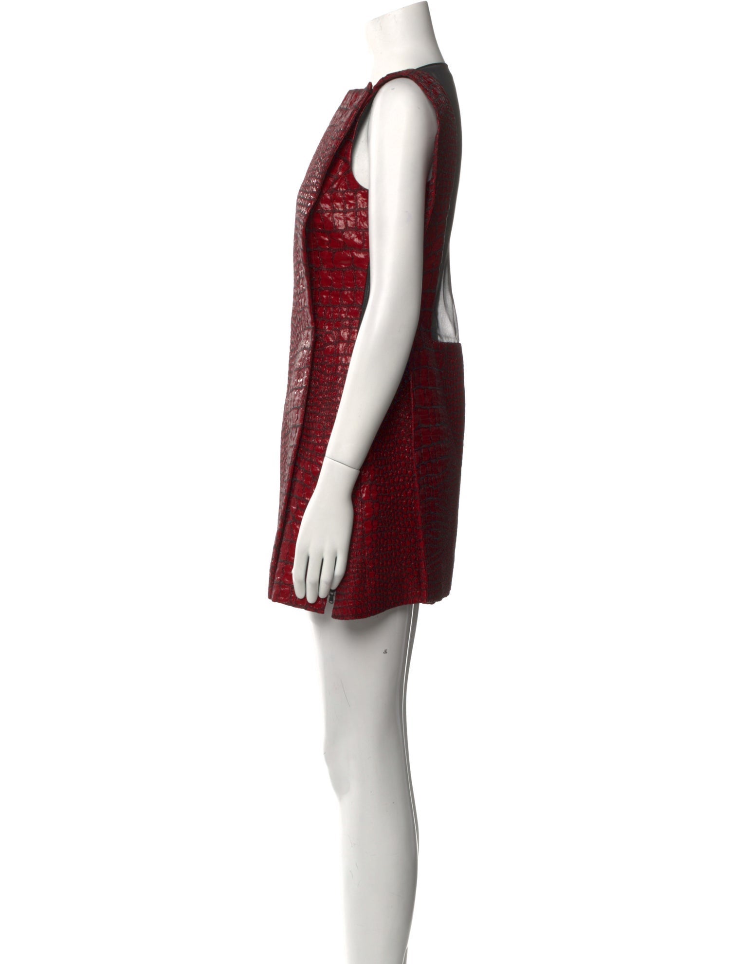 Antonio Berardi Square Neckline Mini Dress