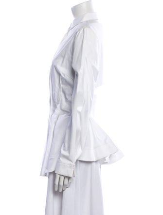 Antonio Berardi Long Sleeve Button-Up Top