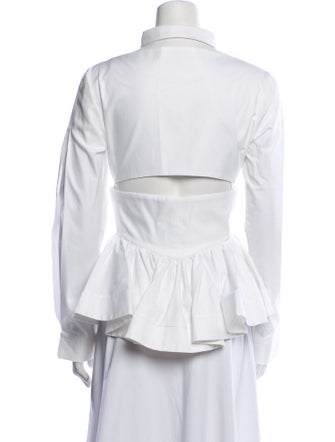 Antonio Berardi Long Sleeve Button-Up Top