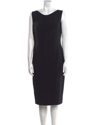 Antonio Berardi Bateau Neckline Midi Length Dress