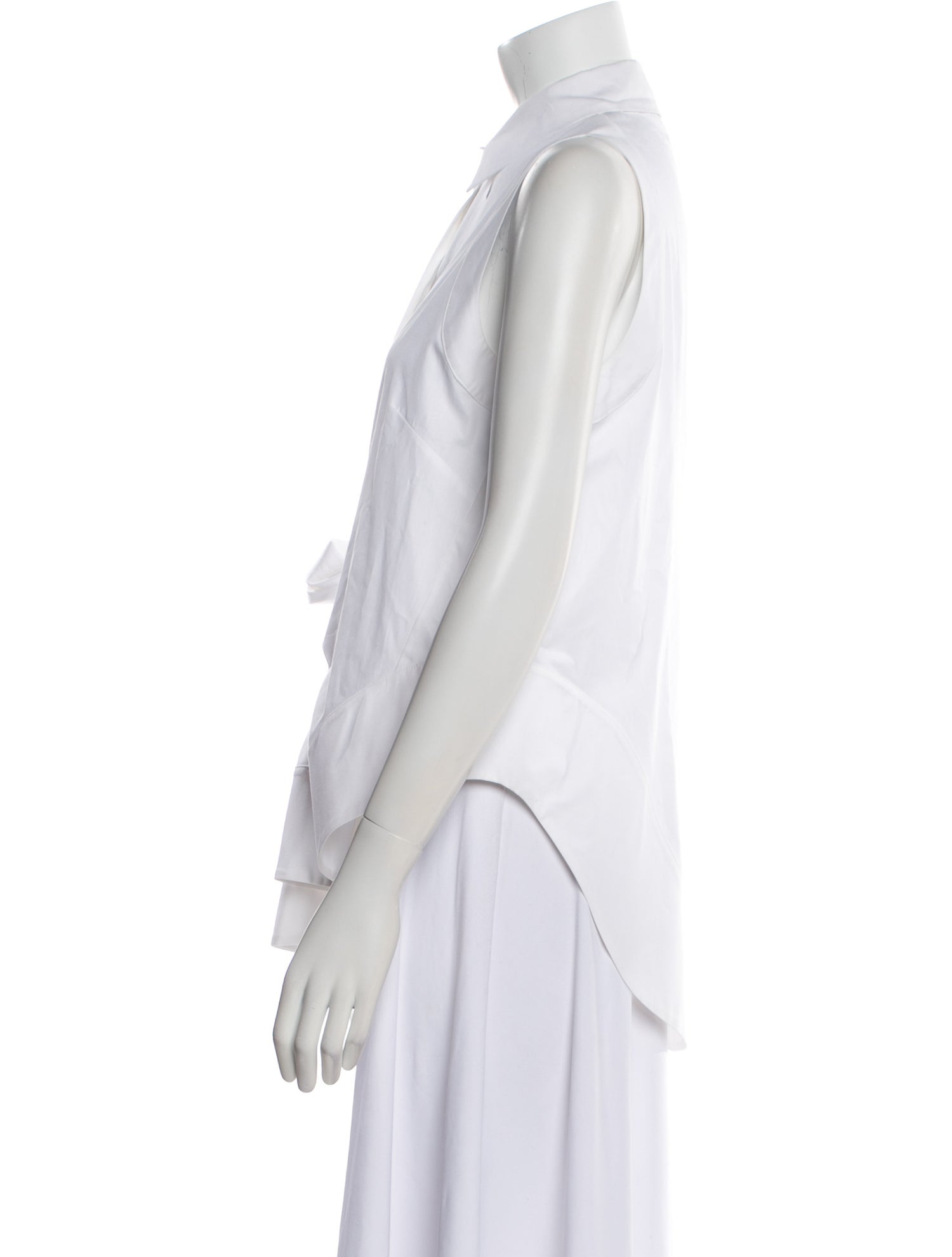 Antonio Berardi Sleeveless Button-Up Top w/ Tags