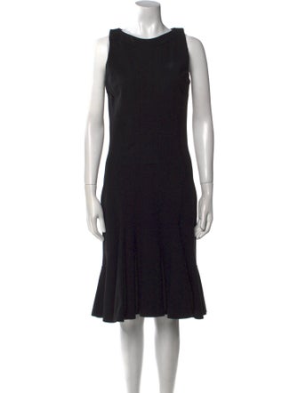 Antonio Berardi Bateau Neckline Knee-Length Dress