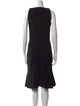 Antonio Berardi Bateau Neckline Knee-Length Dress