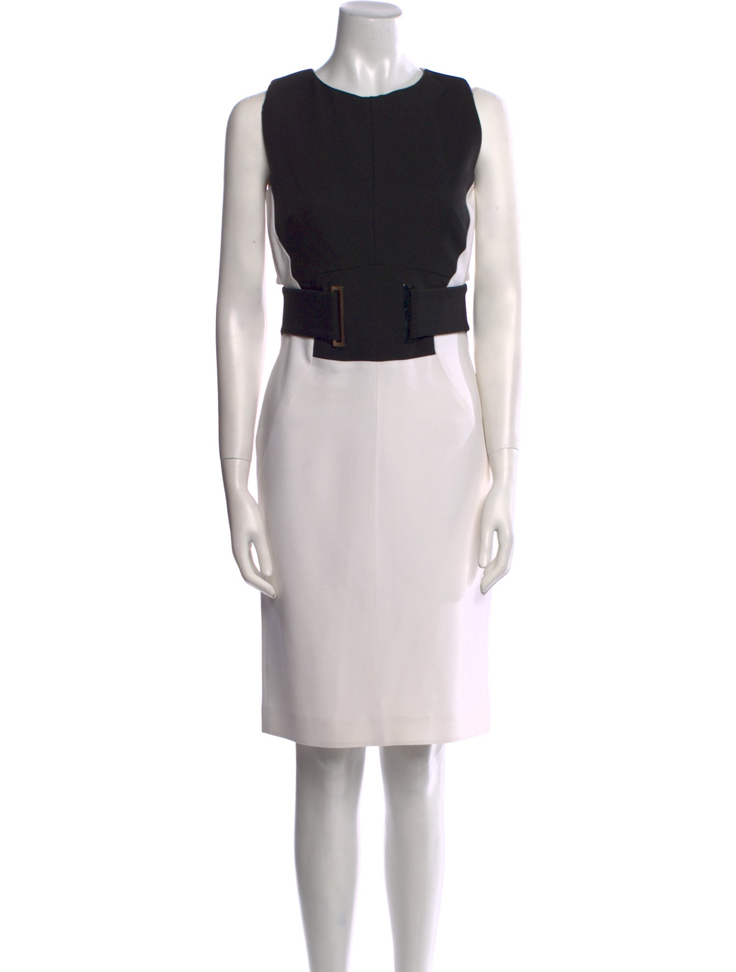 Antonio Berardi Crew Neck Knee-Length Dress
