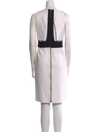 Antonio Berardi Crew Neck Knee-Length Dress