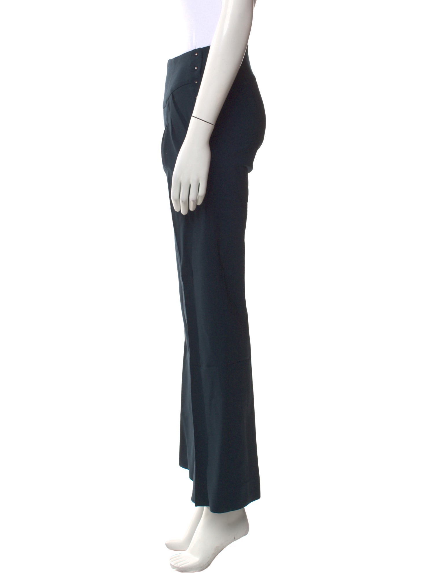 Antonio Berardi Virgin Wool Wide Leg Pants