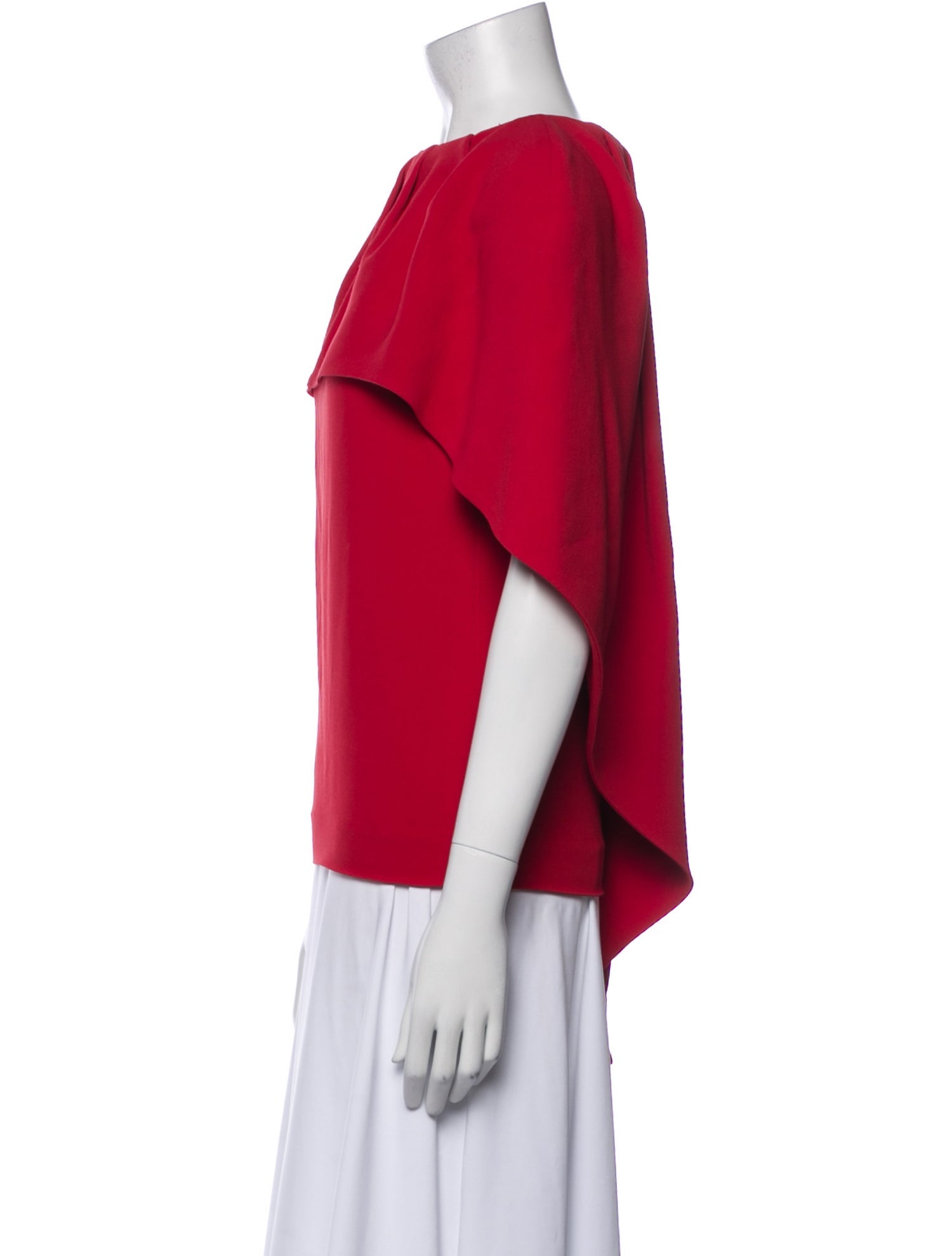 Antonio Berardi Bateau Neckline Short Sleeve Blouse