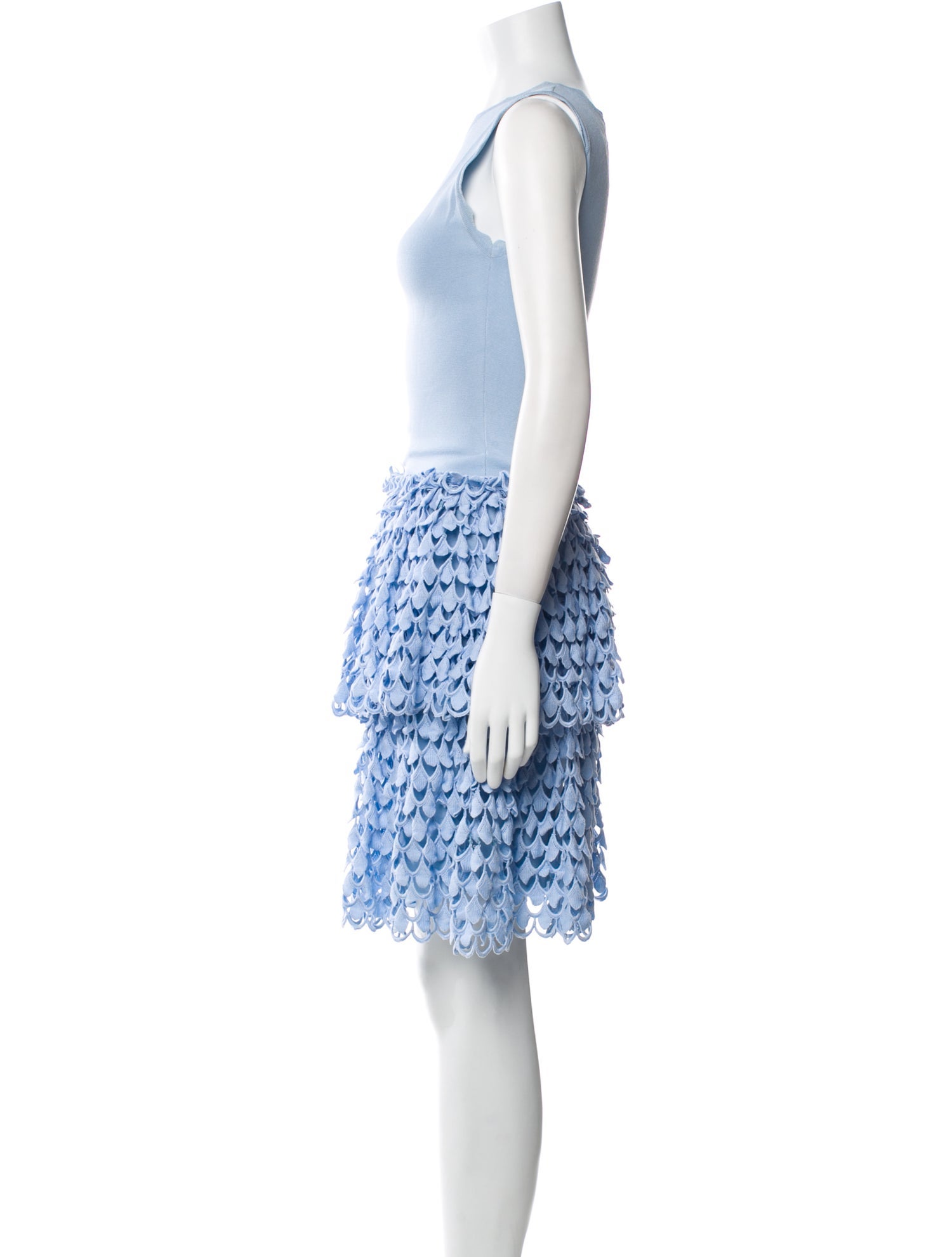 Antonio Berardi Bateau Neckline Knee-Length Dress