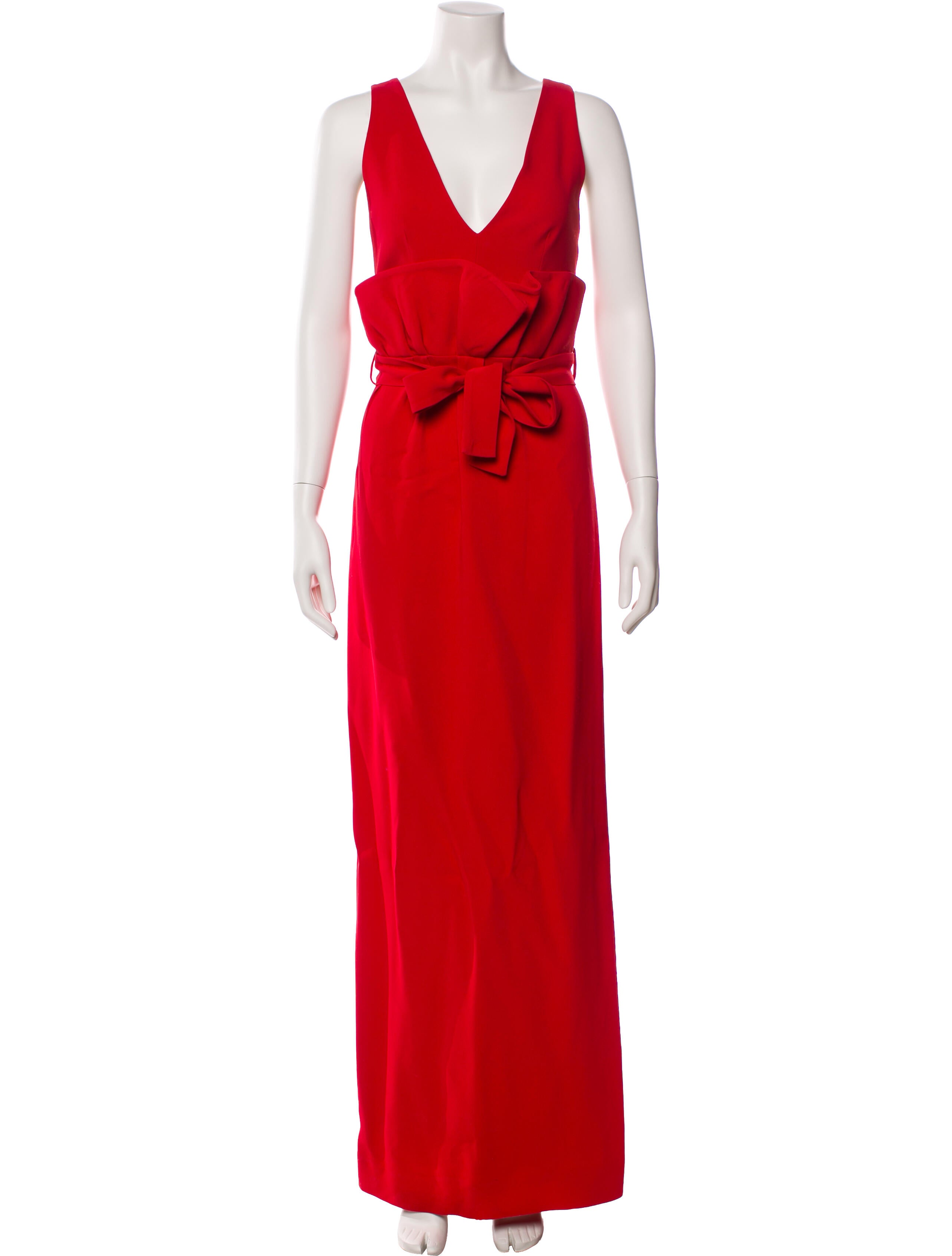 Antonio Berardi V-Neck Long Dress