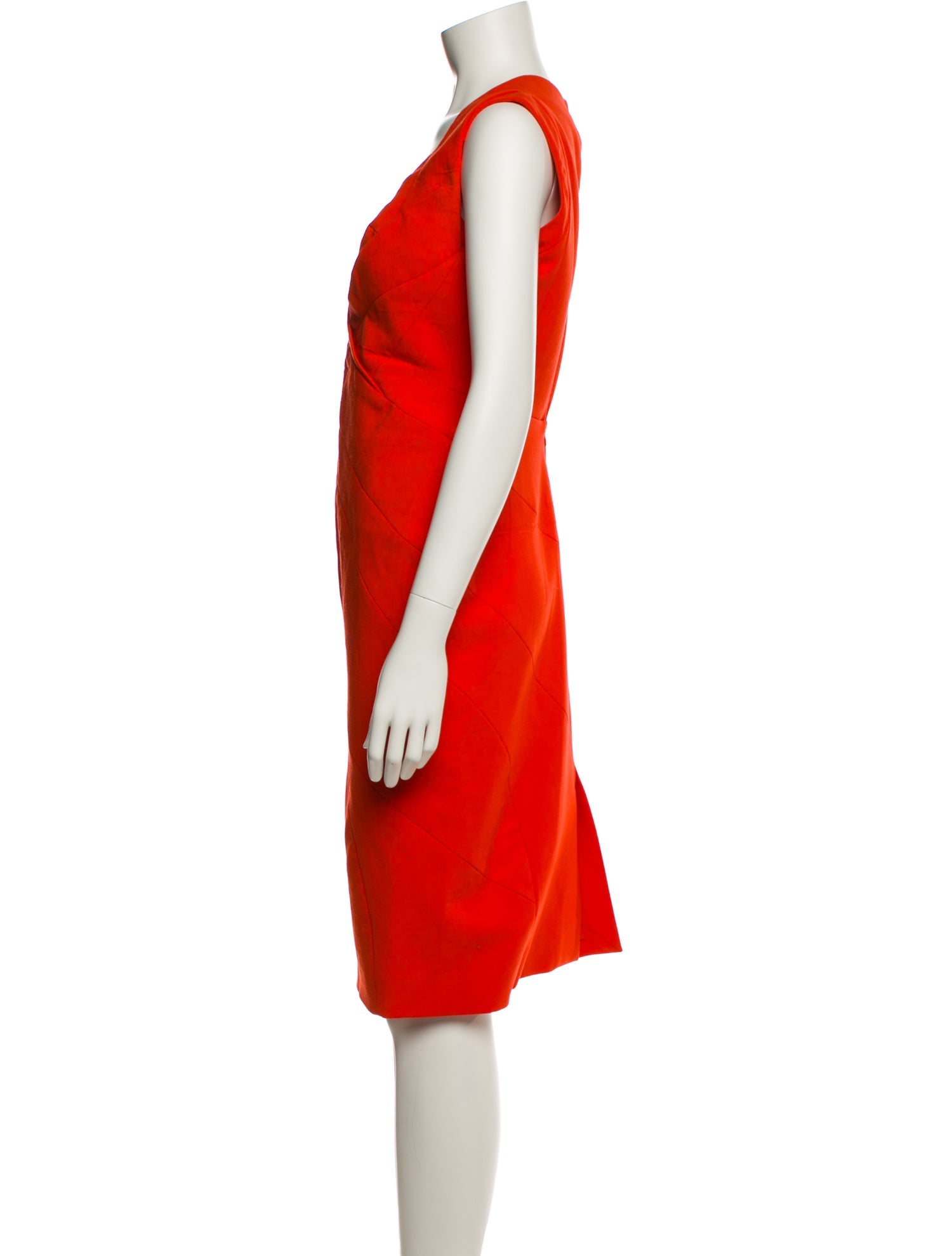 Antonio Berardi V-Neck Midi Length Dress