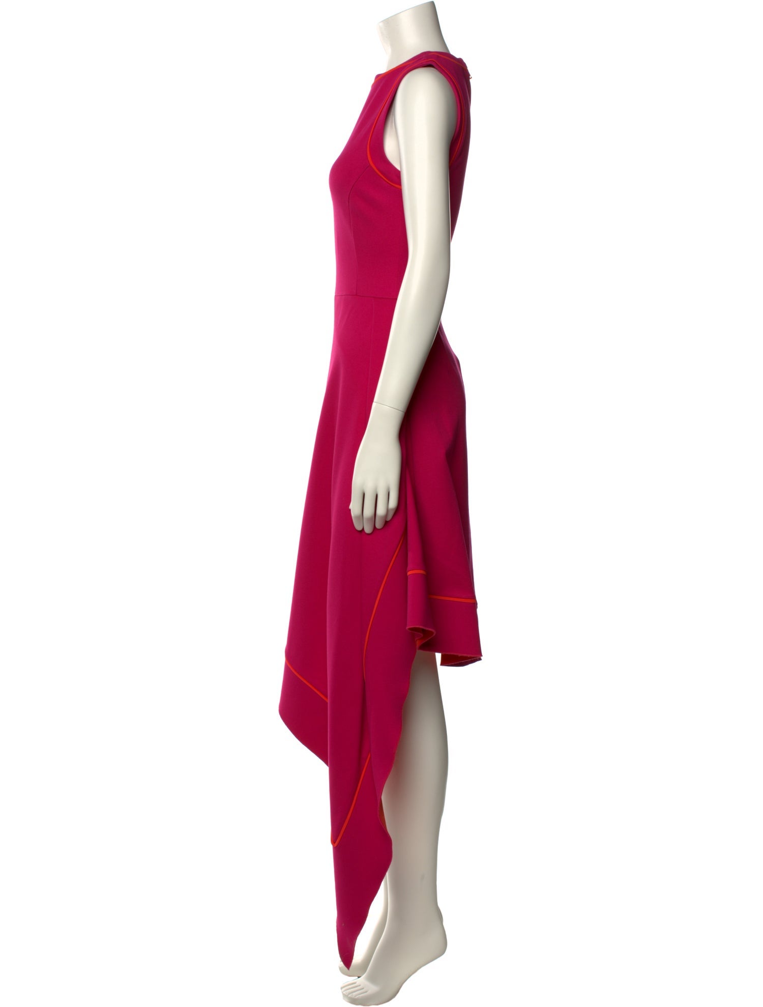 Antonio Berardi Crew Neck Midi Length Dress