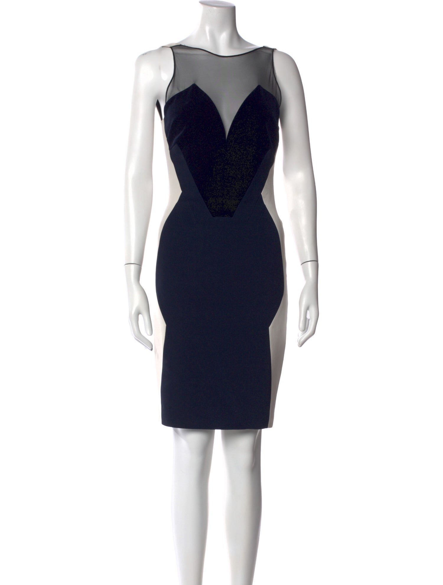 Antonio Berardi Bateau Neckline Knee-Length Dress