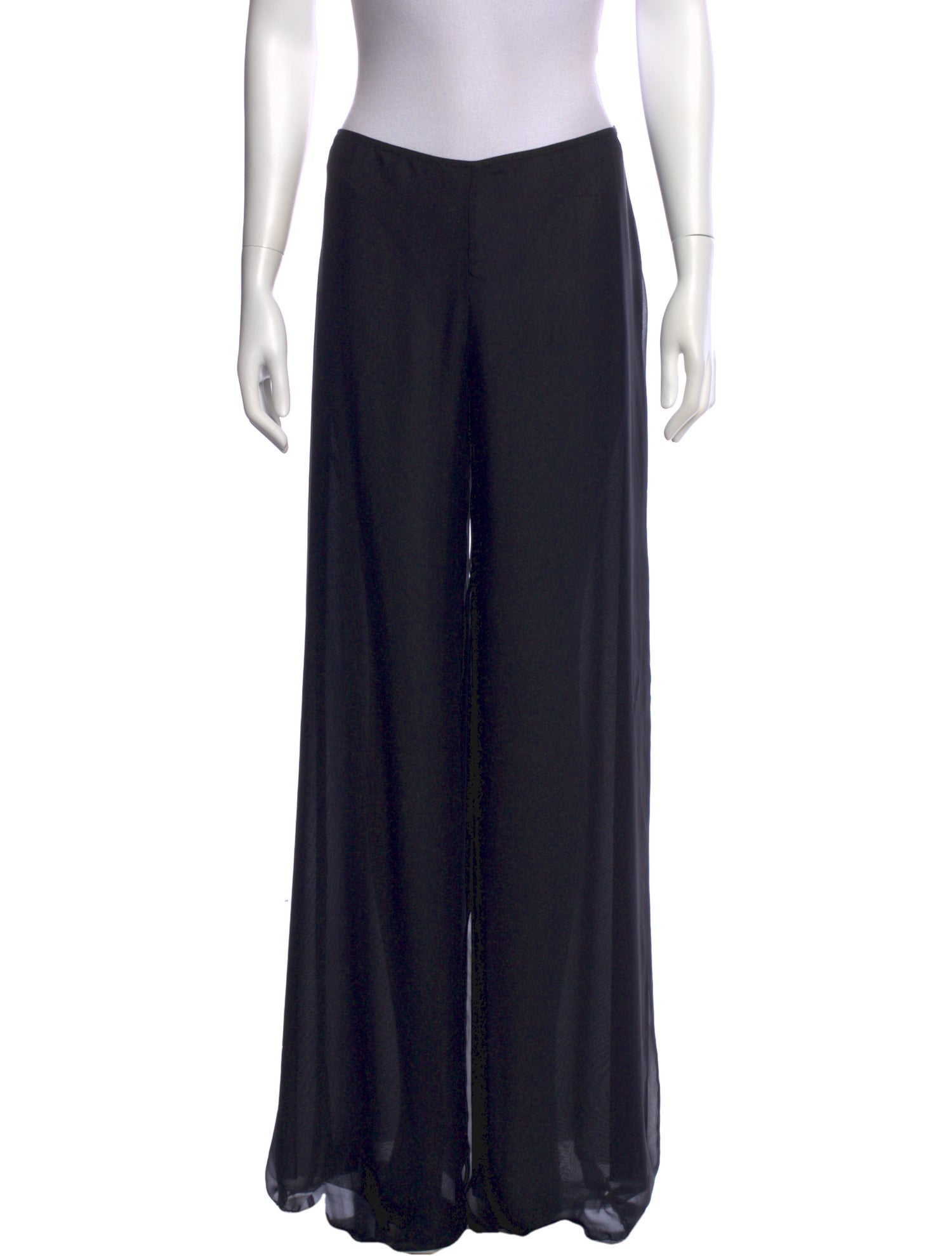 Antonio Berardi Silk Wide Leg Pants