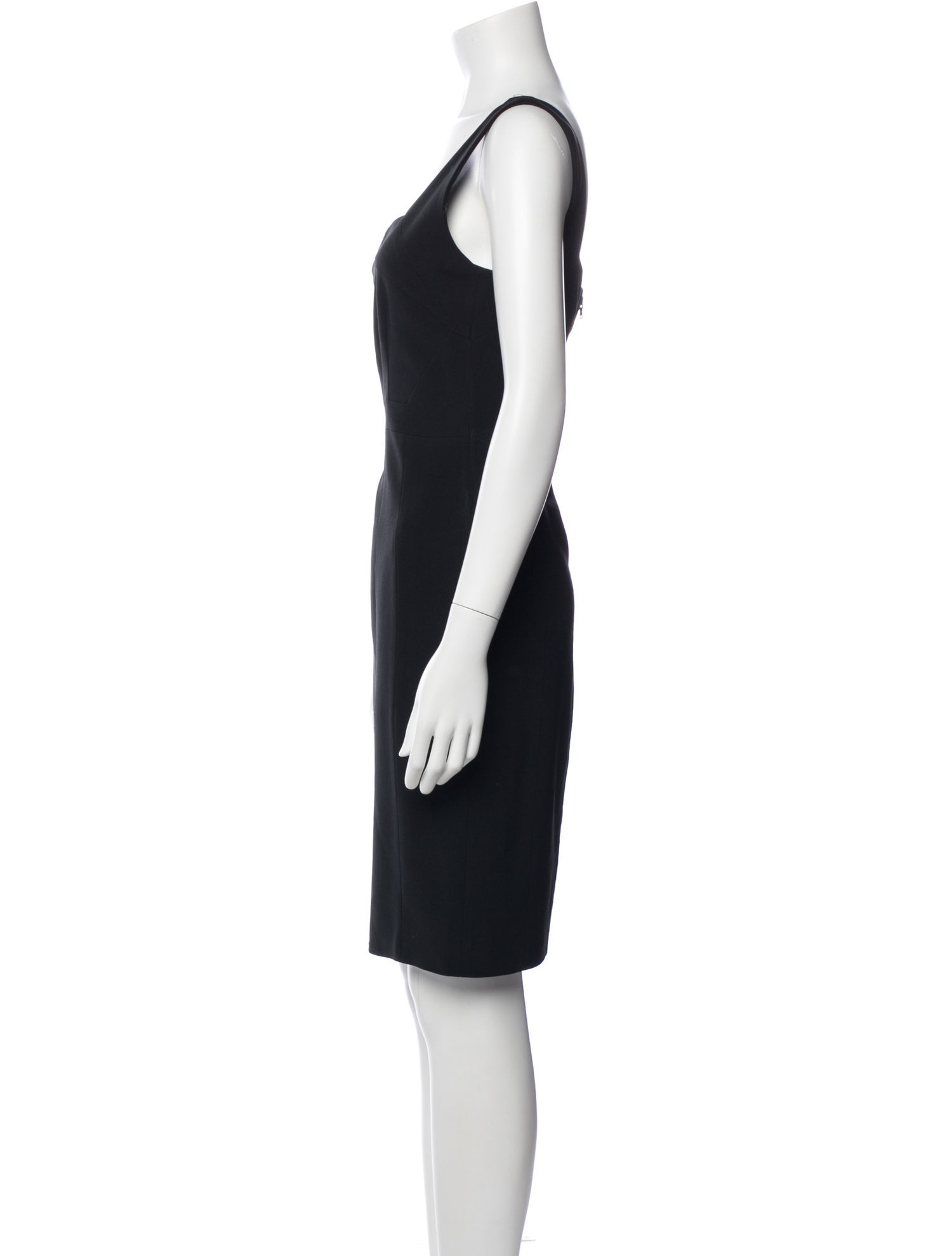 Antonio Berardi Square Neckline Knee-Length Dress