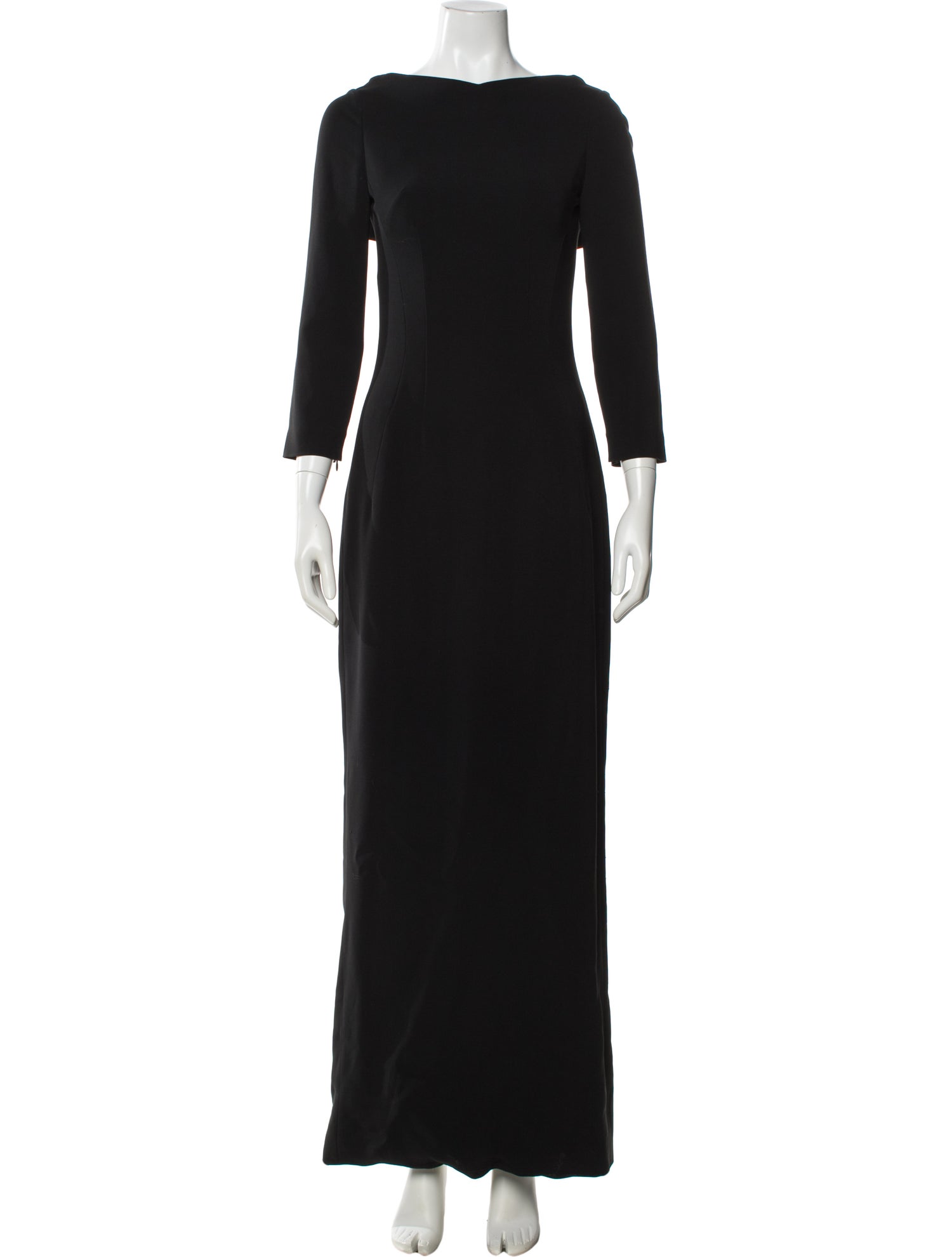Antonio Berardi Bateau Neckline Long Dress