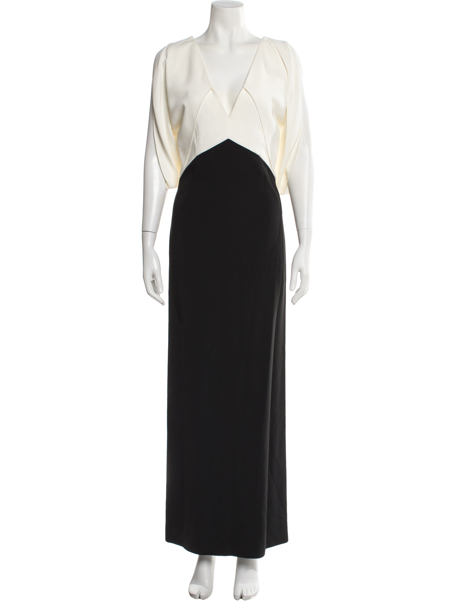 Antonio Berardi V-Neck Long Dress
