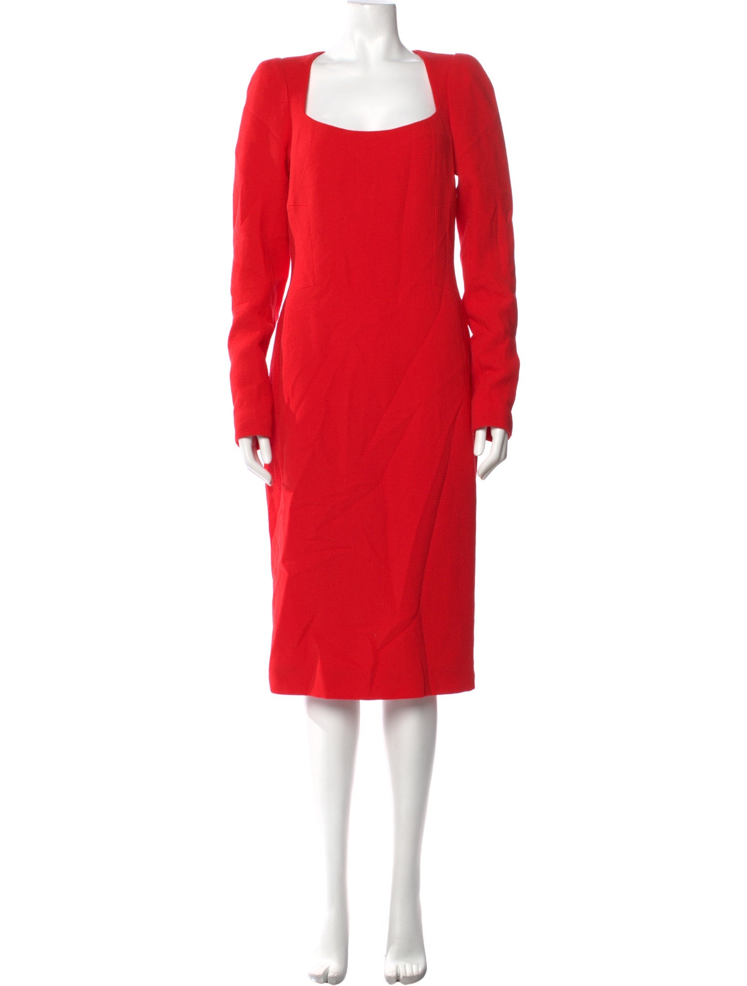 Antonio Berardi Wool Midi Length Dress