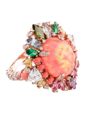 Anabela Chan Synthetic Opal Nereides Ring