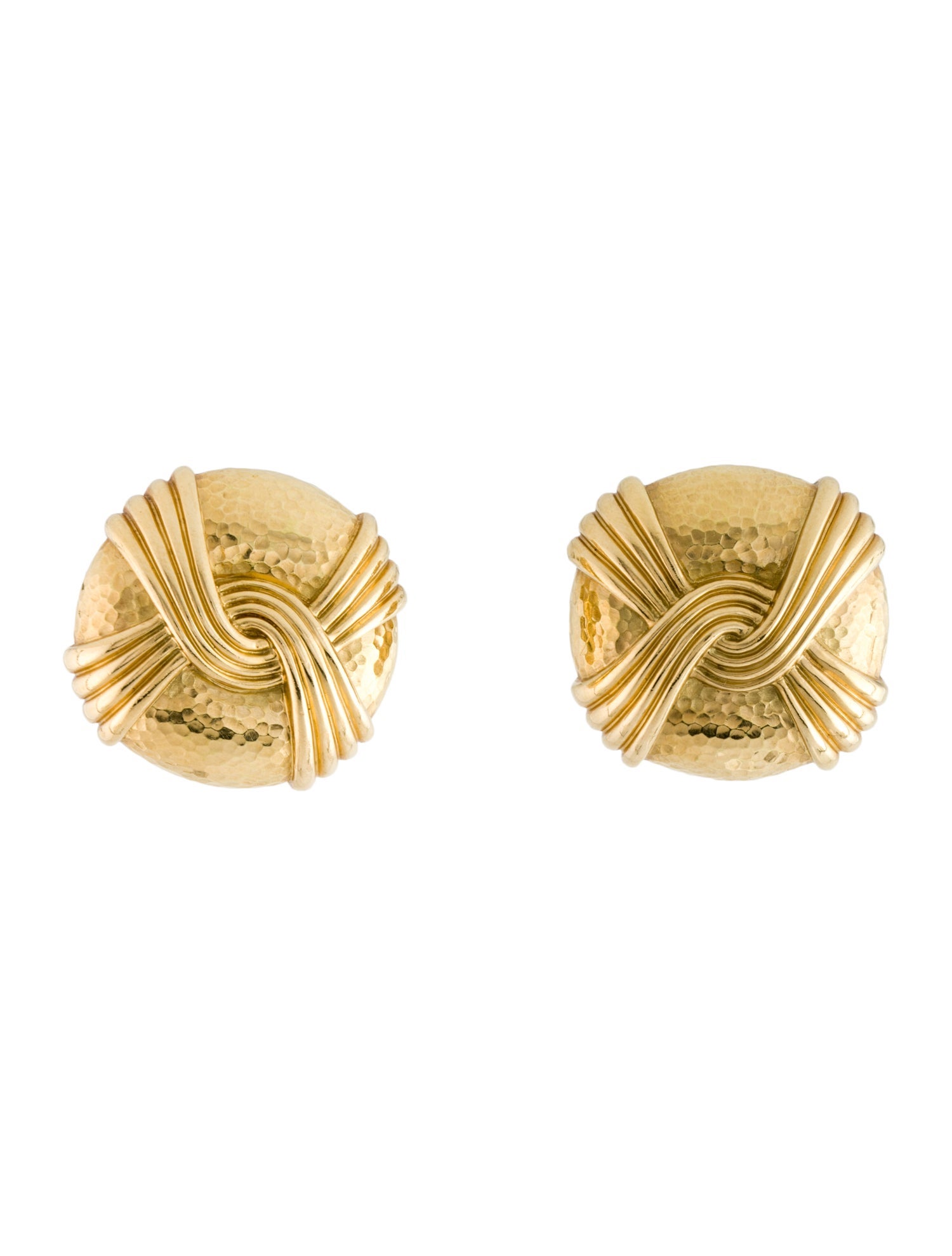 Andrew Clunn 18K Clip-On Earrings