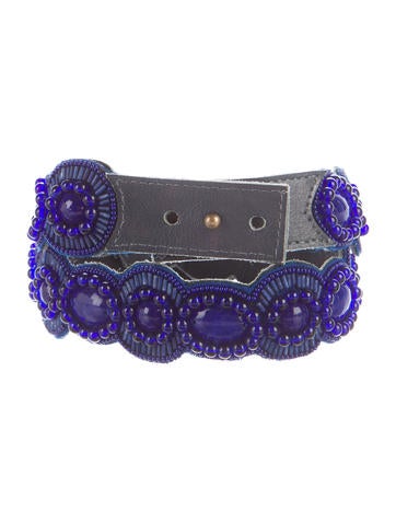 Andrew Gn Embellished Waist Belt